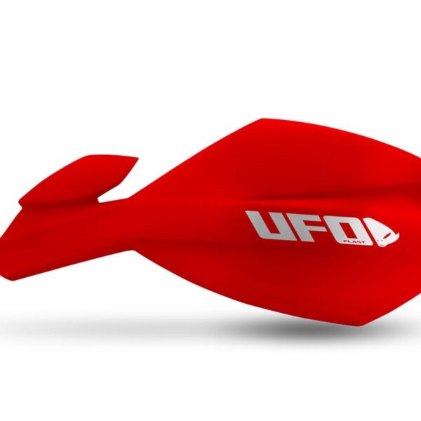 Osłony RĄK (HANDBARY) MUGAN Uniwersalne Komplet z Mocowaniem NA Kierownicę 22 i 28MM Kolor Czerwony | UFO