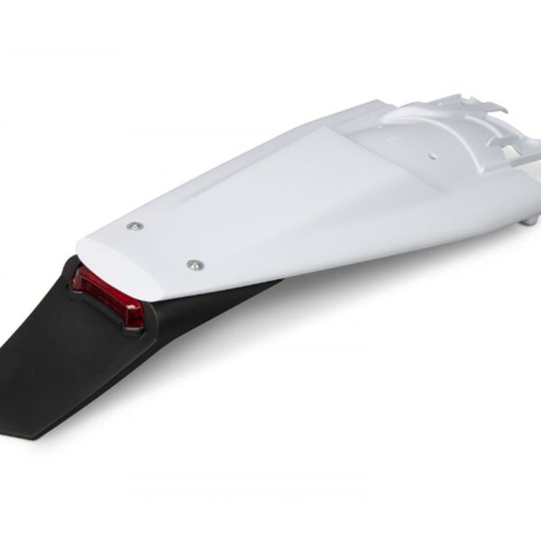 Błotnik Tył Husqvarna TE 150 / 250 / 300 ’24-’26, FE 250 / 350 / 450 / 501 ’24-’26, Kolor Biały (z Lampką LED) | UFO