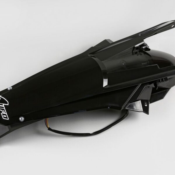 Błotnik Tył KTM EXC 125/150/250/300 Tpi, EXC-F 250/350/450/500 ’17-19, Kolor Czarny ( Enduro z Lampką LED ) | UFO