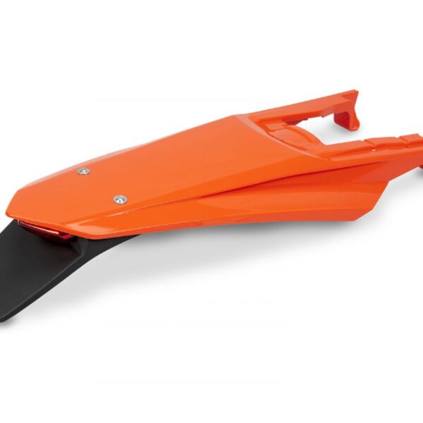 Błotnik Tył KTM EXC/EXCF(EXC-F) 150/250/300/350/450/500 TBI ’24-26 Kolor Pomarańczowy (Z Lampką Led) | UFO