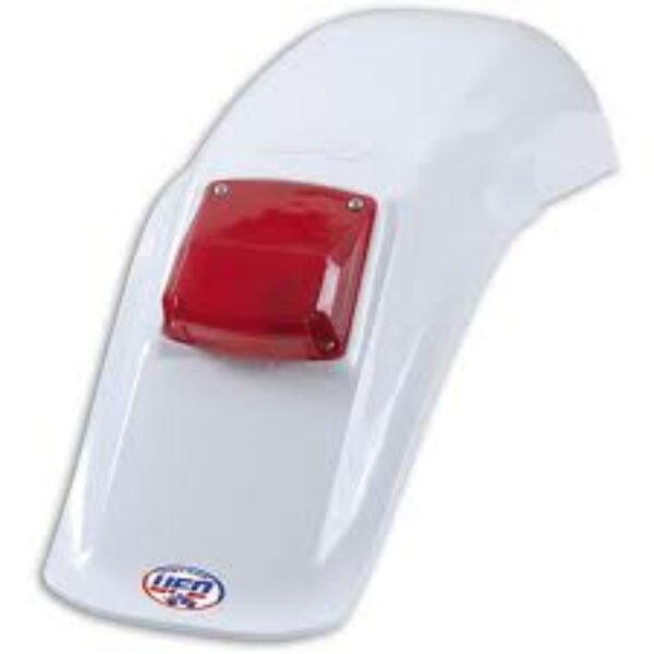 Błotnik Tył Vintage Cross Enduro (125/250/500Ccm) ’83-’93 Kolor Biały (z Lampą) | UFO