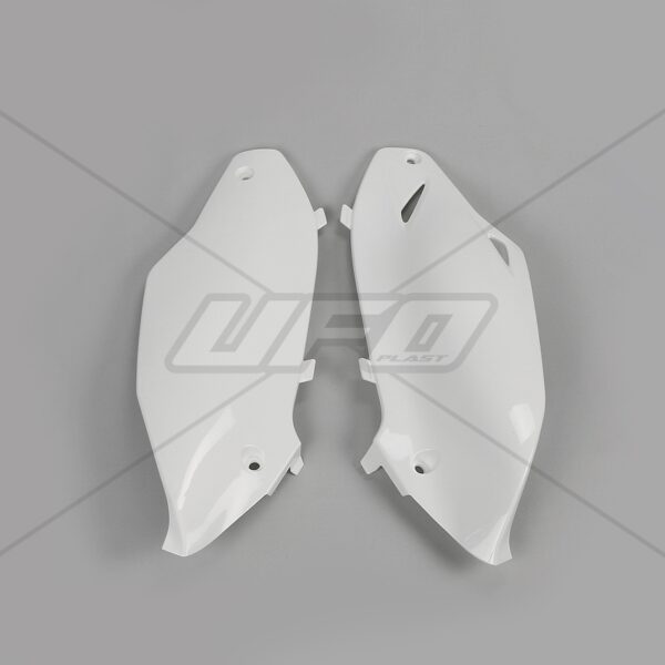 Boczki Tylne Kawasaki KXF 250 ’13-’16, KXF 450 ’12-’15 Kolor Biały | UFO