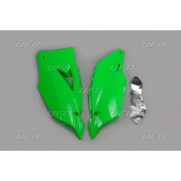 Boczki Tylne Kawasaki KXF 450 ’19-’23, KXF 250 ’21-’24 Kolor Zielony Fluo | UFO