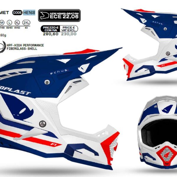 Kask motocyklowy – HE168M