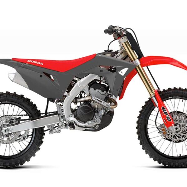 Komplet Plastików Honda CRF 250R ’18-’21, CRF 450R ’17-’20 Kolor Szary / Czerwony ( w Zestawie Osłony Teleskopów oraz Naklejki ) | UFO