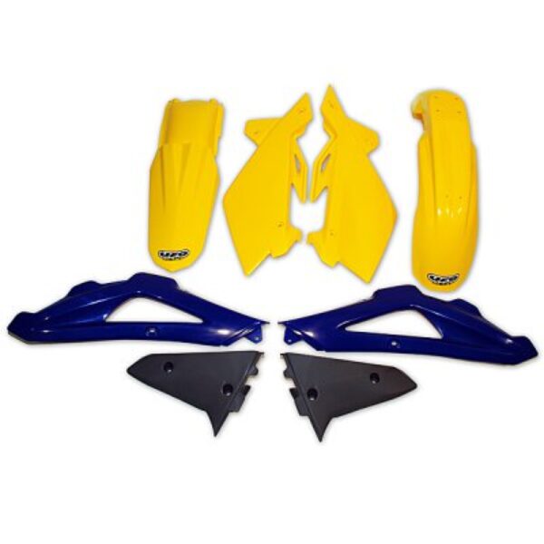 Komplet Plastików Husqvarna TC 125/250 ’05-07 Kolor OEM (Zółty/Niebieski/Grafitowy) (Hu602E999) | UFO