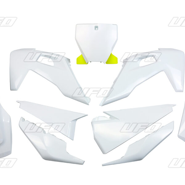 Komplet Plastików Husqvarna TC 125/250 ’19-’22, FC 250/350/450 ’19-’22 Kolor OEM (Biały) (Hu622E999) | UFO