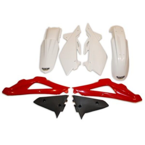 Komplet Plastików Husqvarna TC 4T ’06 Kolor OEM (Biały/Czerwony/Grafitowy) (Hu604E999) | UFO