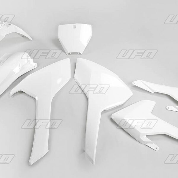 Komplet Plastików Husqvarna TC/FC 125/250/300/350/450 ’16-’18 (z Wyjątkiem TC 250 ’16) Kolor OEM ’17 (Biały) (Hu616E041) | UFO