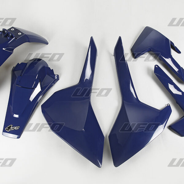 Komplet Plastików Husqvarna TE/TX 125/250/300 ’17-19, FE 250/350/450/501 ’17-19 Kolor Granatowy (Hu618E087) | UFO
