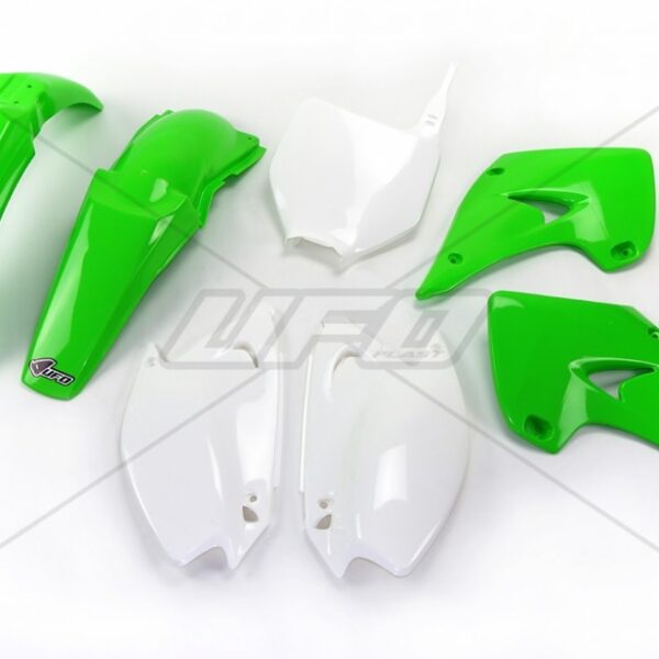 Komplet Plastików Kawasaki KX 125 / 250 ’03-’10 Kolor OEM (Zielony/Biały) (KA201E999) – Zastępuje KAKIT202999 | UFO