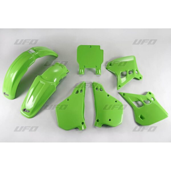 Komplet Plastików Kawasaki KX 125 ’90-’91 Kolor OEM ’91 (ZIELONY) (KA196E999A) | UFO