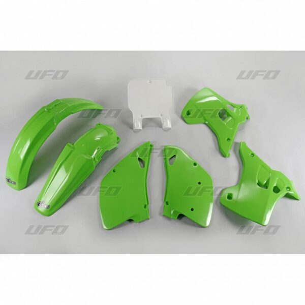 Komplet Plastików Kawasaki KX 125 / 250 ’93 Kolor OEM (Zielony/Biały) (KA194E999) | UFO