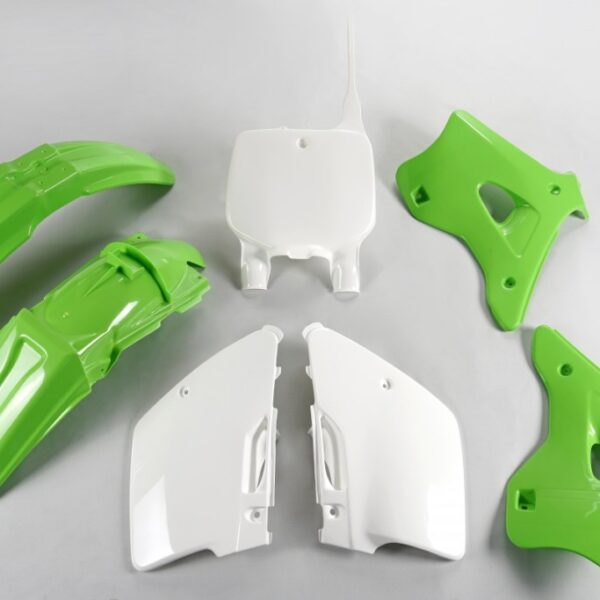 Komplet Plastików Kawasaki KX 125 / 250 ’96-’98 Kolor OEM (Zielony/Biały) (KA192E999) | UFO