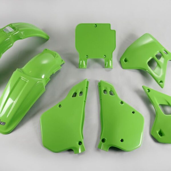Komplet Plastików Kawasaki KX 250 ’90-91, Kolor OEM (ZIELONY) | UFO