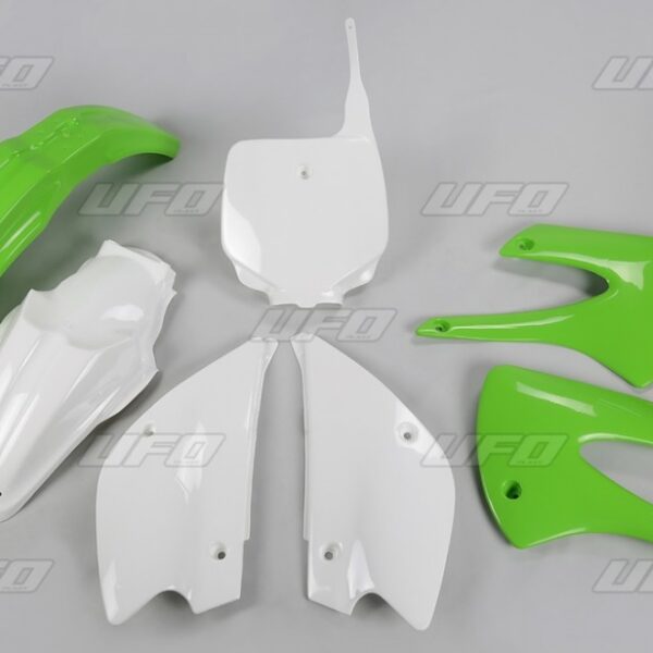 Komplet Plastików Kawasaki KX 85 ’01-’13 Kolor OEM ’13 (Zielony/Biały) (KA218E999) | UFO