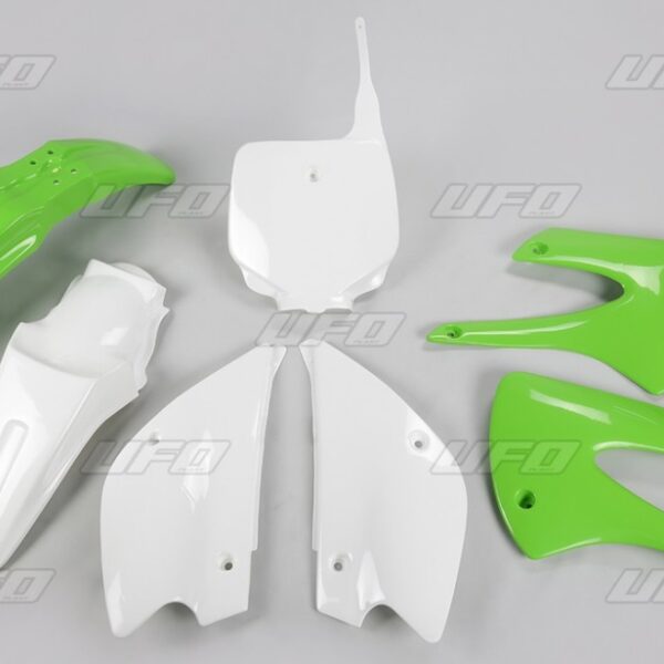 Komplet Plastików Kawasaki KX 85 ’01- ’13 Restyling Kolor OEM ’13 (Zielony/Biały) (KA218KE999) | UFO