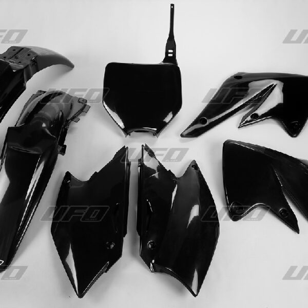 Komplet Plastików Kawasaki KXF 250 ’04-’05 Kolor CZARNY (KA203E001) | UFO