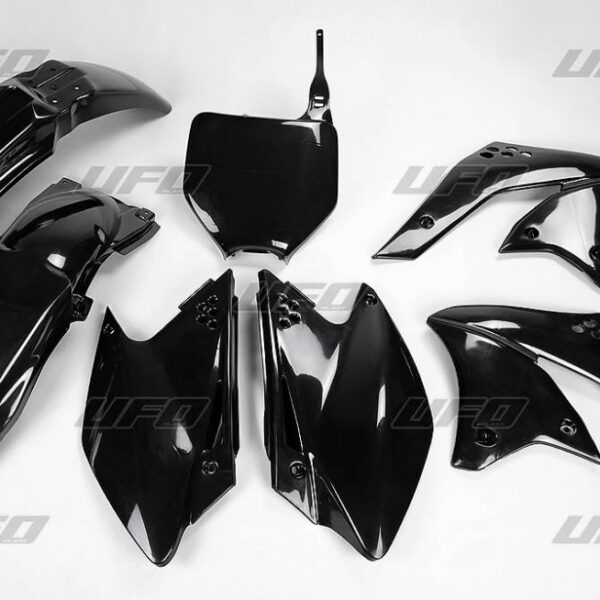 Komplet Plastików Kawasaki KXF 250 ’07 Kolor CZARNY (KA208E001) | UFO
