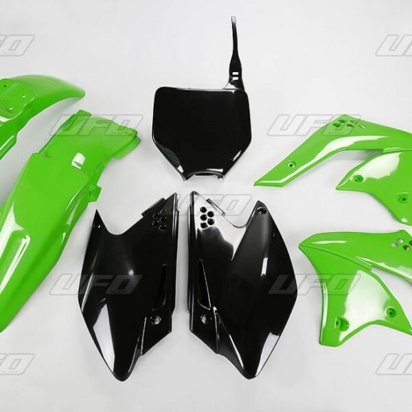 Komplet Plastików Kawasaki KXF 250 ’08 Kolor OEM (Zielony/Czarny) (KA210E999) | UFO