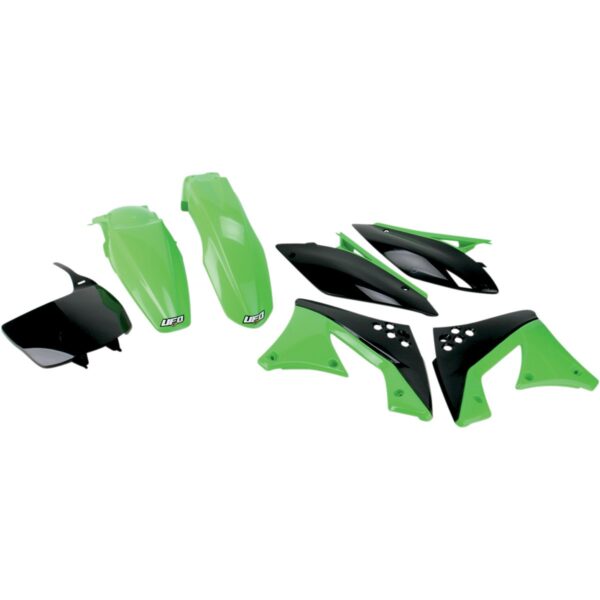 Komplet Plastików Kawasaki KXF 250 ’10-’11 Kolor OEM (Zielony/Czarny) (KA215E999) | UFO