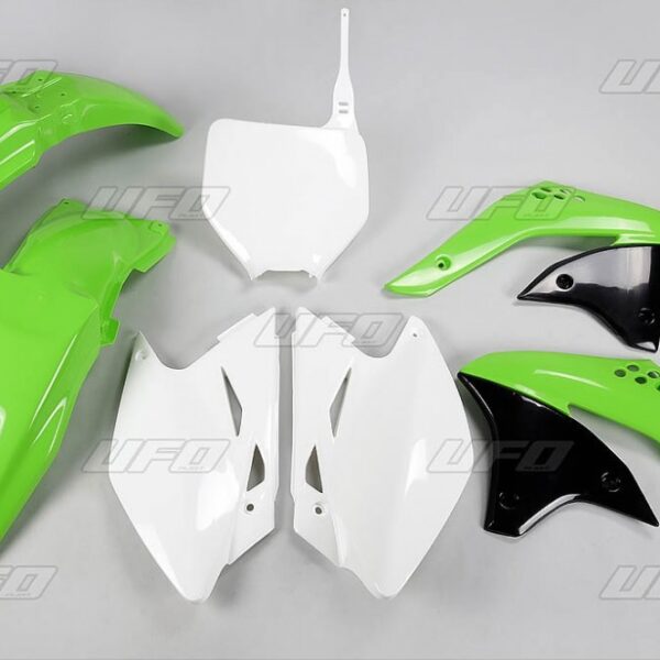 Komplet Plastików Kawasaki KXF 450 ’06-’08, Kolor OEM (Zielony/Biały) (KA209E999) | UFO