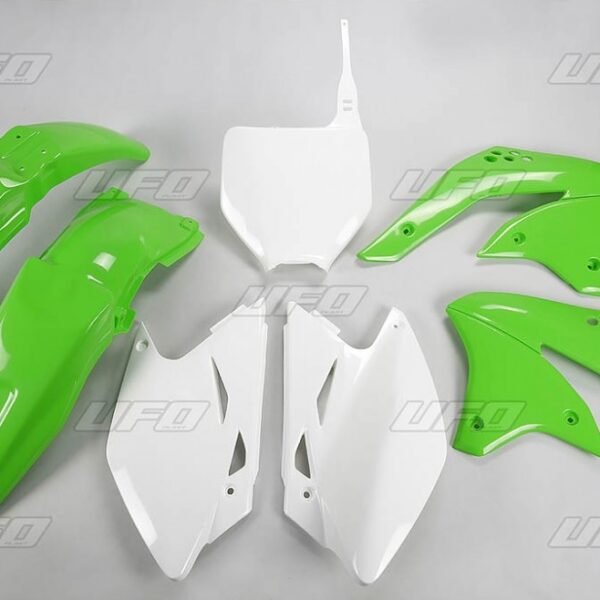 Komplet Plastików Kawasaki KXF 450 ’08 Kolor OEM (Zielony/ Biały) (KA211E999) | UFO