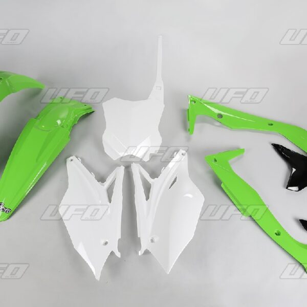 Komplet Plastików Kawasaki KXF 450 ’16-’17 Kolor OEM (Zielony/Biały/Czarny) (KA223E999) | UFO