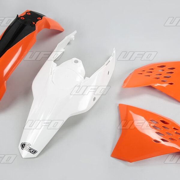 Komplet Plastików KTM EXC ’11 Kolor OEM (Pomarańczowy/Biały) (KT512E999) | UFO