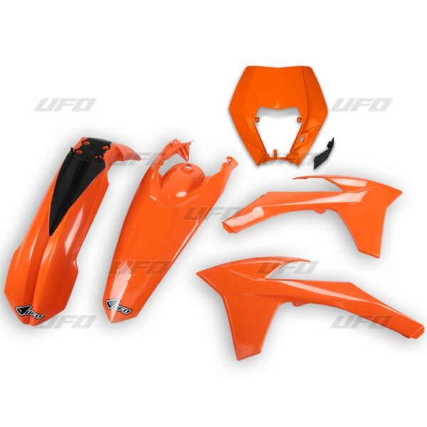 Komplet Plastików KTM EXC/EXC-F ’12-’13 Kolor Pomarańczowy (KT521E127) | UFO