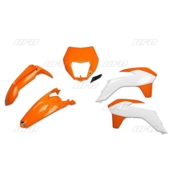 Komplet Plastików KTM EXC/EXC-F ’14-’16 Kolor OEM ’16 (Pomrańczowy/Biały) (KT524E999X) | UFO