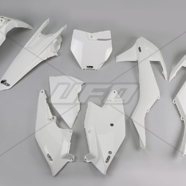 Komplet Plastików KTM SX/SX-F ’16-’18 ( z Wyjątkiem SX 250 ’16) Kolor Biały (KT517E047) | UFO