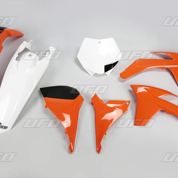Komplet Plastików KTM SXF ’11-’12, SX ’12 Kolor OEM (Pomarańczowy/Biały) (KT510E999) | UFO