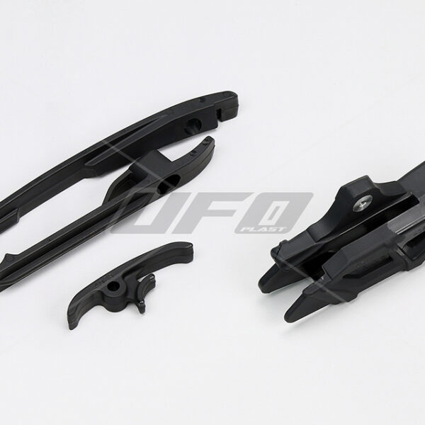 Komplet Ślizg (HU03359001) + Prowadnica (HU03358001) Łańcucha Husqvarna 2T, 4T ’14-’23, Wszystkie Kolor Czarny | UFO