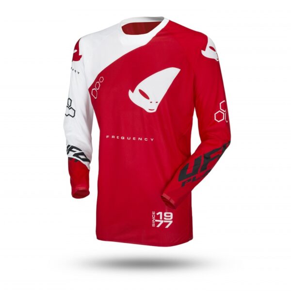 Koszulka Frequency SLIM Kolor Czerwony Biały Rozmiar S – – | UFO