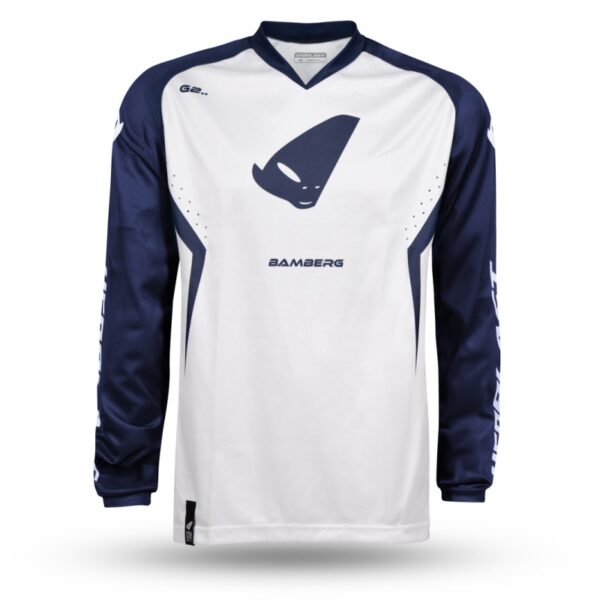 Koszulka Bamberg Jersey Cross Kolor Biały/Niebieski Rozmiar XL | UFO