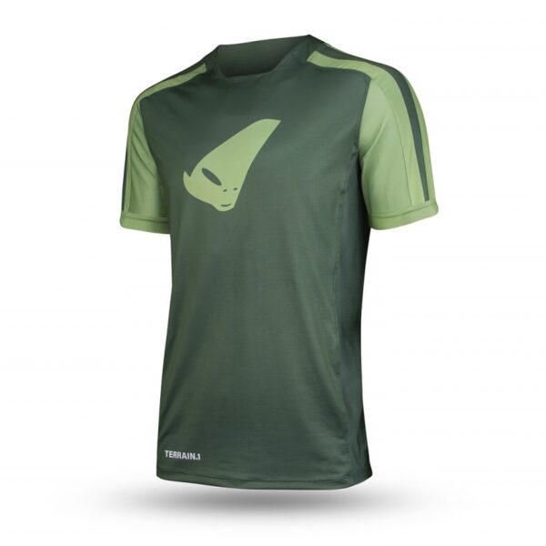 Koszulka Rowerowa MTB / E-Bike Terrain SV1 Jersey Made IN Italy (Krótki Rękaw) Kolor Zielony Rozmiar M – Kolekcja 2025/2026 | UFO