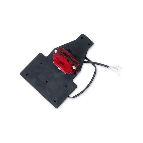 Mocowanie Tablicy Rejestracyjnej z Lampką Uniwersalne Kolor CZARNY | UFO