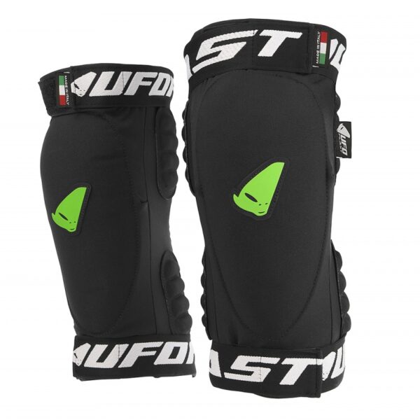 Nakolanniki Ochraniacze KOLAN Rowerowe MTB / E-BIKE Spartan Kolor CZARNY Rozmiar L/Xl | UFO