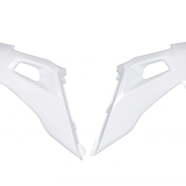 Osłony Chłodnicy Husqvarna TC 125/250, FC 250/350/450 ’19-22, TE 150/250/300, TX 250/300, FE 250/350/450/501 ’20-23, Kolor Biały | UFO