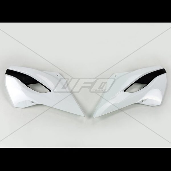 Osłony Chłodnicy Husqvarna TE/FE/TC/FC 125/250/300/350/450/501 ’14-’15, TE/FE ’15 Kolor Biały/Czarny | UFO