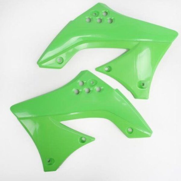 Osłony Chłodnicy Kawasaki KXF 250 ’09-’12 Kolor Zielony | UFO