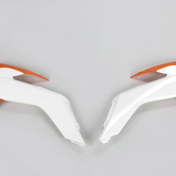 Osłony Chłodnicy KTM SX 85 ’13-17, Kolor OEM (Biały/Pomarańczowy) | UFO