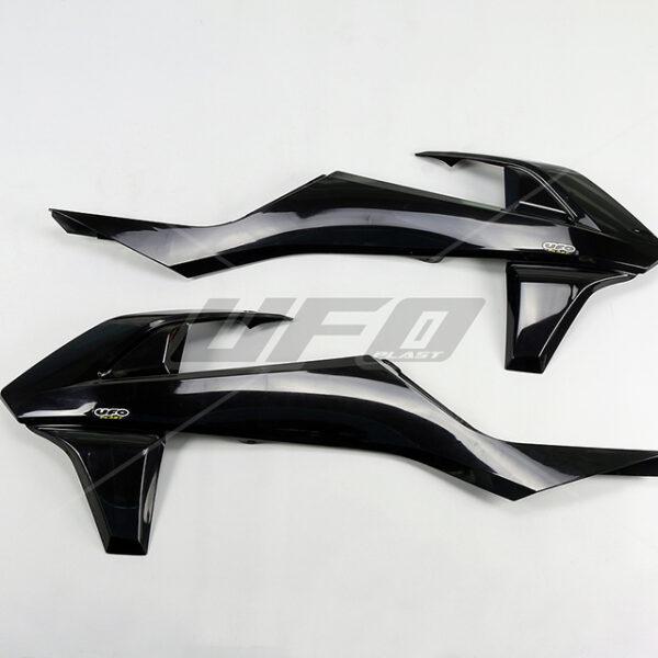 Osłony Chłodnicy KTM SX/SX-F ’16-’18 (z Wyjątkiem SX 250 ’16), EXC/EXCF TPI ’17-’19, Kolor Czarny | UFO