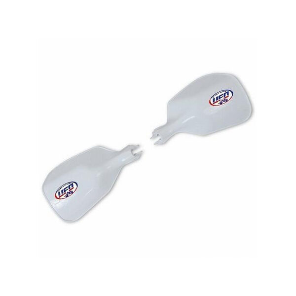 Osłony RĄK (HANDBARY) Uniwersalne POD Hamulec Tarczowy Kolor Biały | UFO