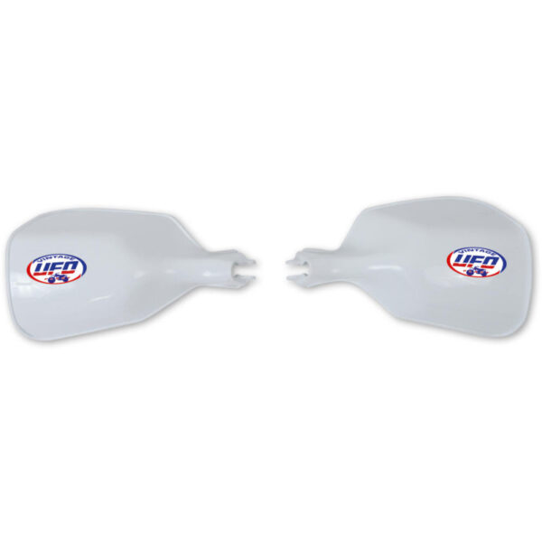 Osłony RĄK (HANDBARY) Uniwersalne POD Hamulec Bębnowy Kolor Biały | UFO