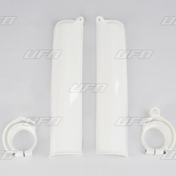 Osłony Teleskopów ( Amortyzatorów ) Przednich KTM 125/250/360/500/600 ’90-92 Kolor Biały | UFO