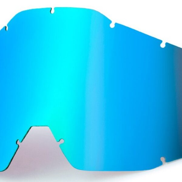 Szyba/Szybka Pojedyncza DO GOGLI Racecraft 1 / ACCURI 1 / STRATA 1 BLUE MIRROR Kolor Niebieskie LUSTRO z ANTI FOG Starszy | 100 Procent