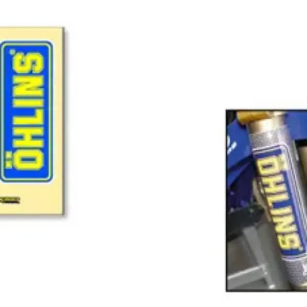 BLACKBIRD KOMPLET NAKLEJEK (OKLEIN) NA TELESKOPY OHLINS-CLEAR 2 SZT | emotoshop24