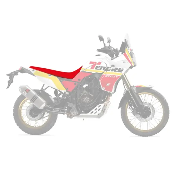 BLACKBIRD POKROWIEC / POSZYCIE NA SIEDZENIE YAMAHA TENETE 700 ’20-’23 KOLOR CZERWONY CZARNY (POKROWIEC RALLY RIDE JEDNOCZĘŚCIOWY) | emotoshop24